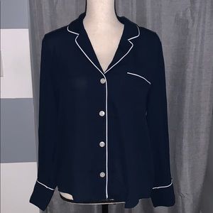 J Crew Mercantile pajama like top NWT